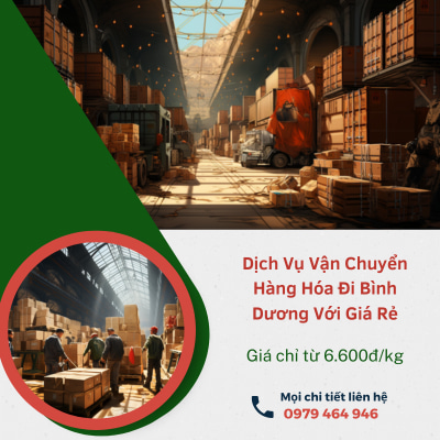 Xe tải chuyển hàng đi Bình Dương